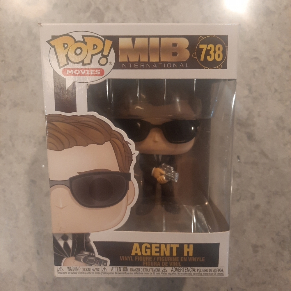 Funko Pop! Movies Men in Black International - Agent H #738, 2019 "NEW"